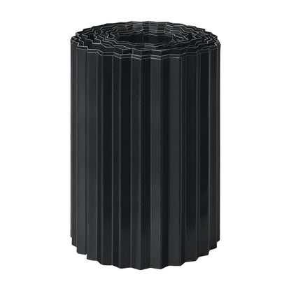 Garden Edging 10mx30cm Lawn Edge Border Fence Steel Black