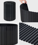 Garden Edging 10mx30cm Lawn Edge Border Fence Steel Black