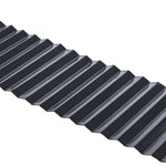 Garden Edging 10mx30cm Lawn Edge Border Fence Steel Black