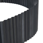 Garden Edging 10mx30cm Lawn Edge Border Fence Steel Black