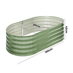 Garden Bed Planter Box Raised Container Galvanised Green