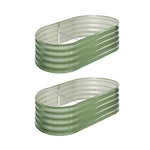Garden Bed Planter Box Raised Container Galvanised Green