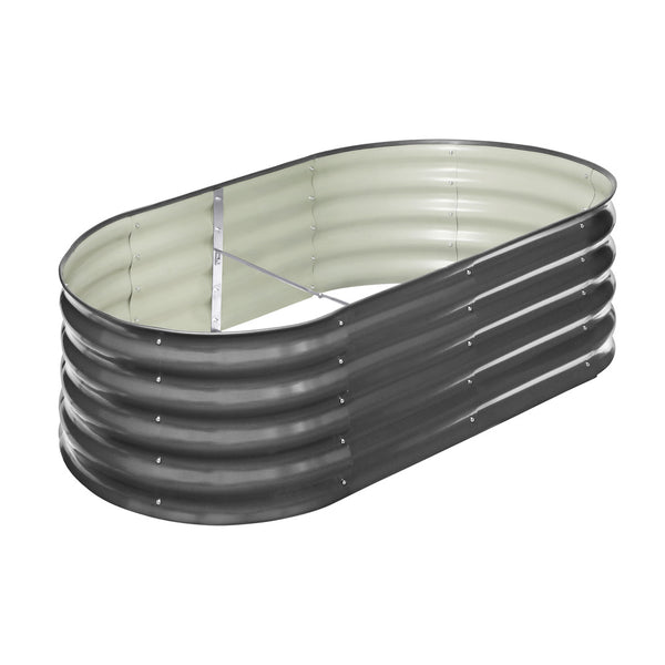  2X Garden Bed Galvanised Raised Garden Bed 160X80X42CM