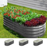 3X & 4X Garden Bed Galvanised Raised Garden Bed 160X80X42CM