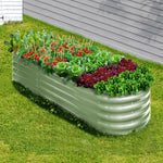 Garden Bed Planter Box Raised Container Galvanised Green