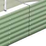 Garden Bed Planter Box Raised Container Galvanised Green