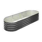 2X Garden Bed Galvanised Raised Garden Bed 240X80X42CM