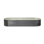 4X Galvanised Raised Garden Bed 240x80x42CM Planter Box for Vegetables