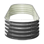 2X Garden Bed Galvanised Raised Garden Bed 240X80X42CM