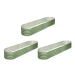 Garden Bed Planter Box Raised Container Galvanised Green