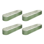 Garden Bed Planter Box Raised Container Galvanised Green