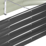 2X Garden Bed Galvanised Garden Bed 320X80X42CM