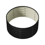 Garden Bed 90x45cm Galvanised Steel Round