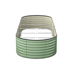 Garden Bed Planter Box Raised Container Galvanised Green