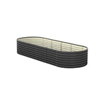 Garden Bed 240X80X56cm Galvanised Steel 4pcs