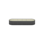 2-Pack Galvanised Steel Garden Beds – 240x80x56cm Heavy-Duty Planters
