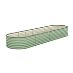 Garden Bed Planter Box Raised Container Galvanised Green