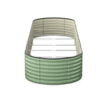 High-quality Garden Bed Planter Box Raised Container Galvanised Green