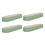 High-quality Garden Bed Planter Box Raised Container Galvanised Green
