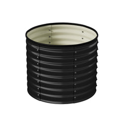 Garden Bed 80x68cm Galvanised Steel Round