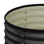 Garden Bed 80x68cm Galvanised Steel Round