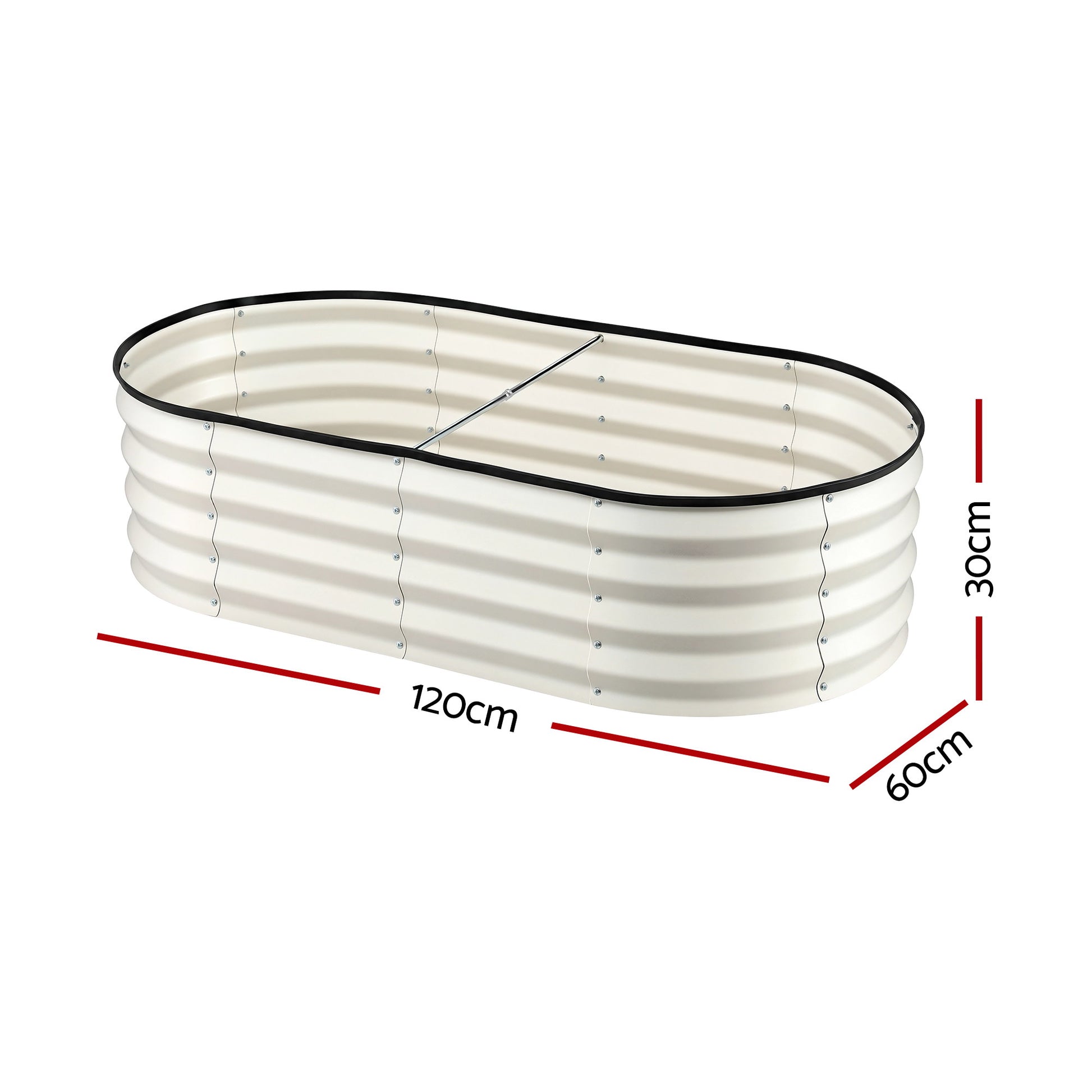Raised Garden Bed 2 Pack Galvanised Planter Box | HomeAndLiving