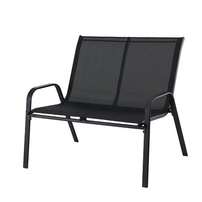Outdoor Bench Steel Frame 101x68x88cm