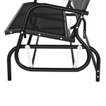 Outdoor Garden Swing Glider - Black