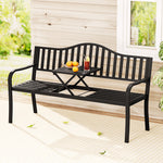 Versatile Foldable Loveseat Garden Bench