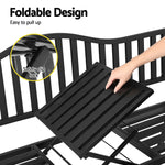 Versatile Foldable Loveseat Garden Bench