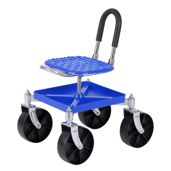  Rolling Garden Stool 360 Swivel Adjustable | HomeAndLiving