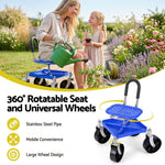 Rolling Garden Stool 360 Swivel Adjustable | HomeAndLiving