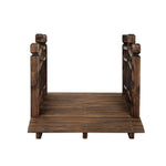 Garden Decor Outdoor Ornament Wooden Bridge 150Cm