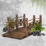 Garden Decor Outdoor Ornament Wooden Bridge 150Cm