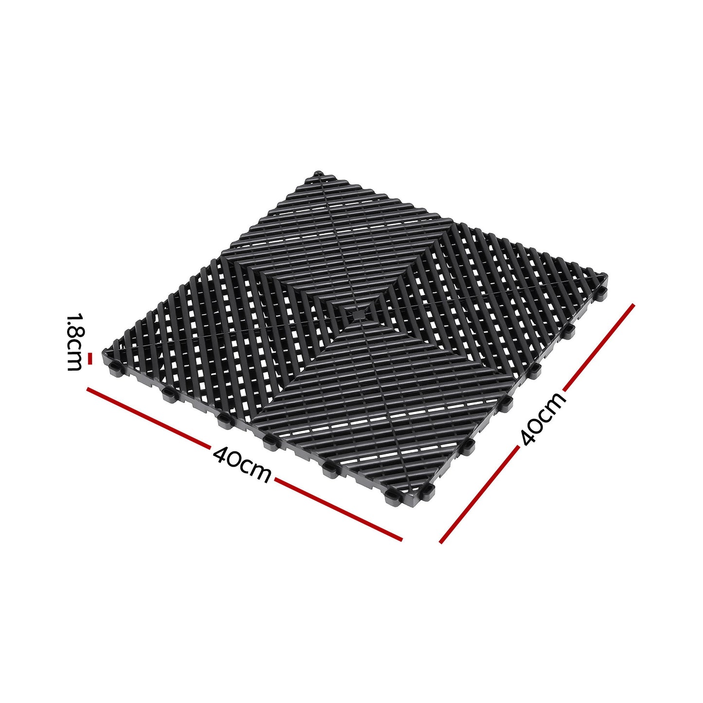 Interlocking Drainage Floor Tiles 20 Pack | HomeAndLiving