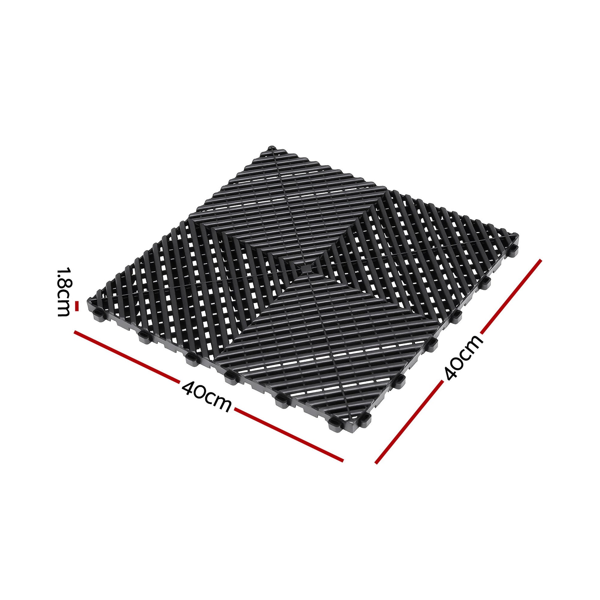 Interlocking Drainage Floor Tiles 20 Pack | HomeAndLiving