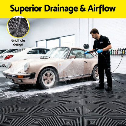 Interlocking Drainage Floor Tiles 20 Pack | HomeAndLiving