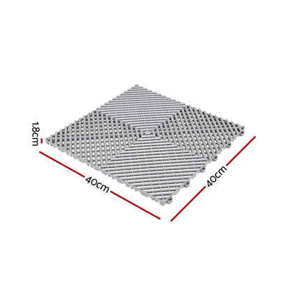 Interlocking Garage Floor Tiles 20pc Drainage | HomeAndLiving