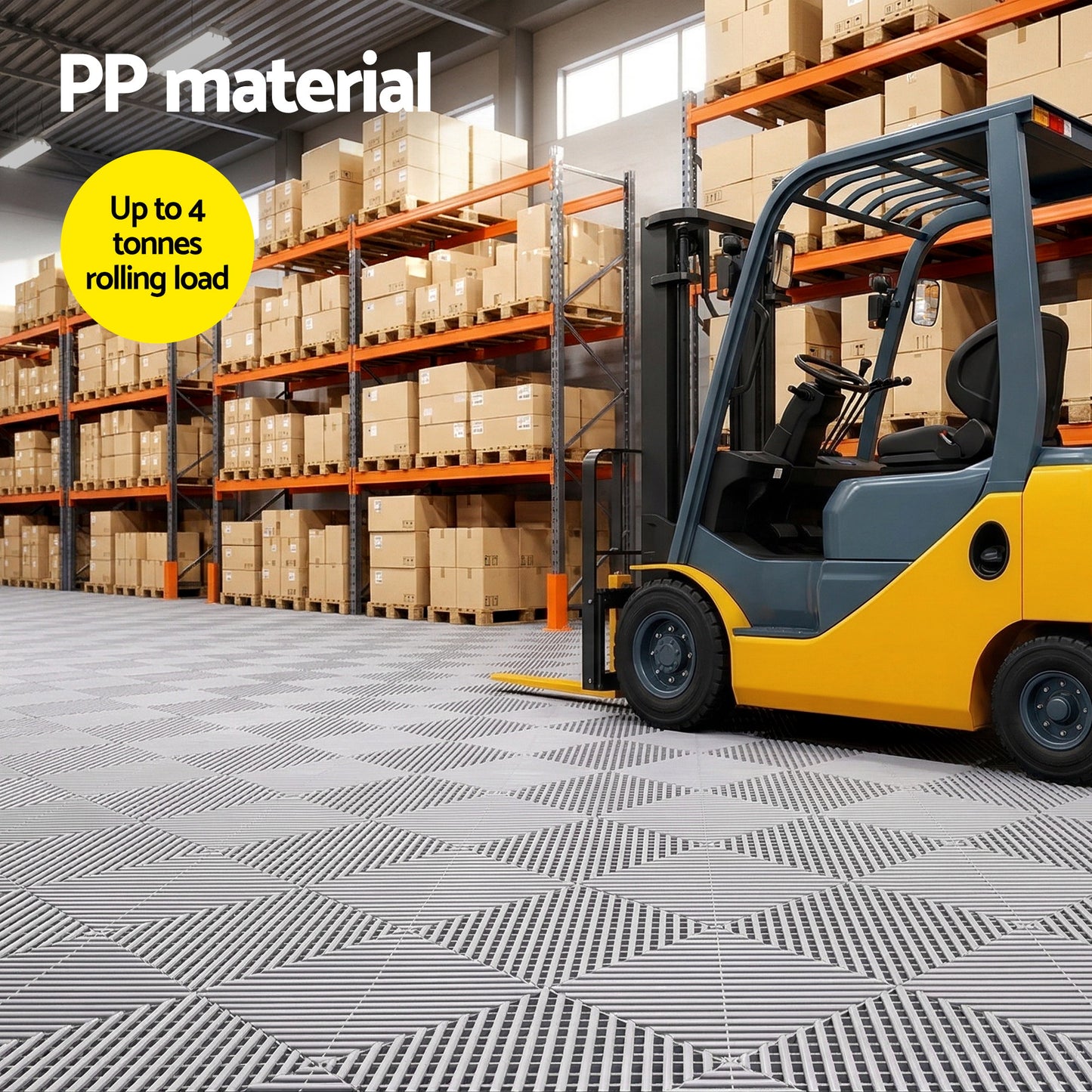 Interlocking Garage Floor Tiles 20pc Drainage | HomeAndLiving
