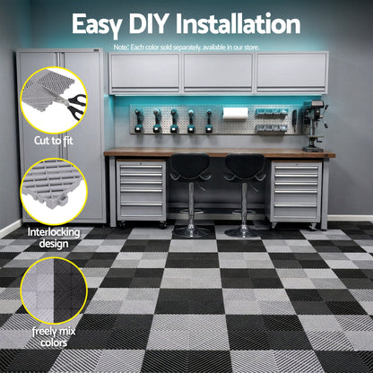 Interlocking Garage Floor Tiles 20pc Drainage | HomeAndLiving