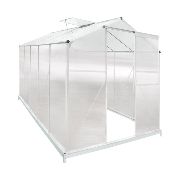  Aluminium Elegance: Polycarbonate Greenhouse Retreat (3.1x1.9M)