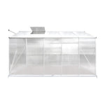 Aluminium Elegance: Polycarbonate Greenhouse Retreat (3.1x1.9M)