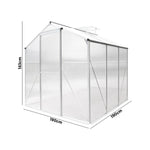 Compact Greenhouse Splendor: Polycarbonate Gem (1.9x1.9M)