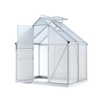 Greenhouse Aluminium Polycarbonate Premium Garden Storage Shed 1.3Mx1.9Mx2.0M