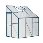 Greenhouse Aluminium Polycarbonate Green House Garden Shed1.9X1.27M