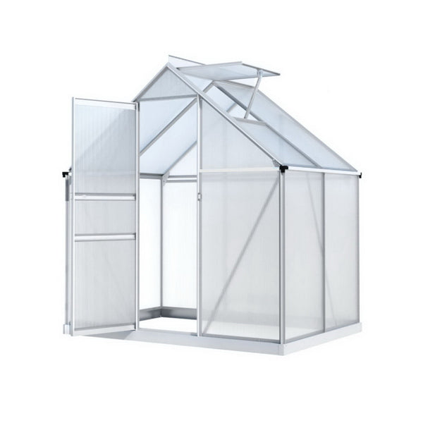  Greenhouse Aluminium Polycarbonate Premium Garden Storage Shed 3.1Mx1.9Mx2.0M