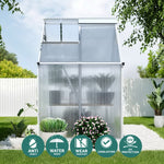 Greenhouse Aluminium Polycarbonate Premium Garden Storage Shed 3.1Mx1.9Mx2.0M