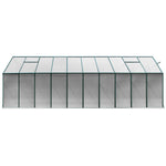 6.3x2.44m Aluminium Greenhouse - Polycarbonate Shed