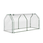 Compact Mini Greenhouse - Roll-Up Zipper Door 1.2M