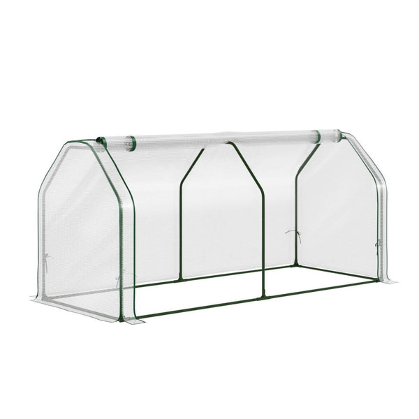  Compact Mini Greenhouse - Roll-Up Zipper Door 1.2M